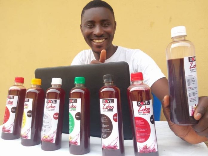 Mr Precious Onome aka #ZoboKing, founder and CEO of DovelZobo Company LTD.
