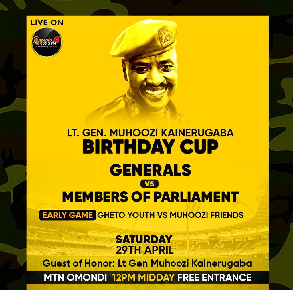 General Muhoozi birthday Cup